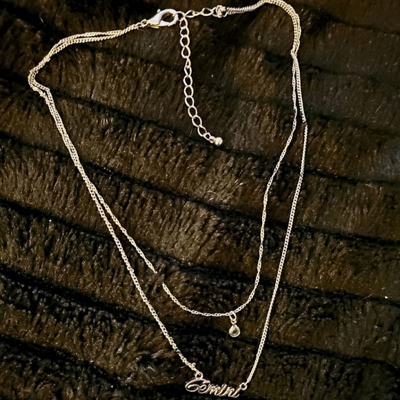 Gemini Double Layered Necklace - Picture 2 of 3